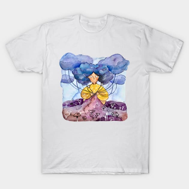 Magic rainy days T-Shirt by kattymur